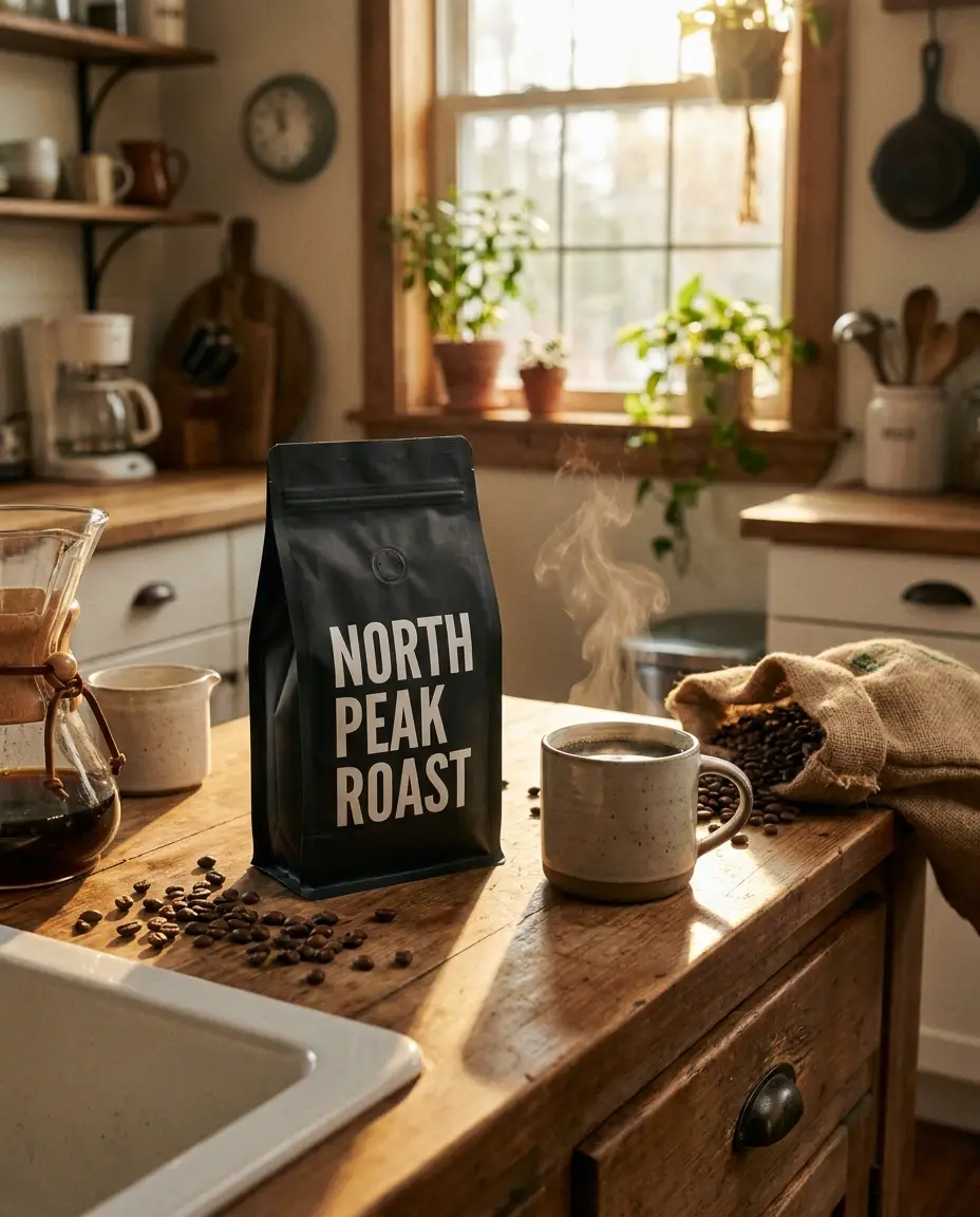 Coffee lifestyle scene