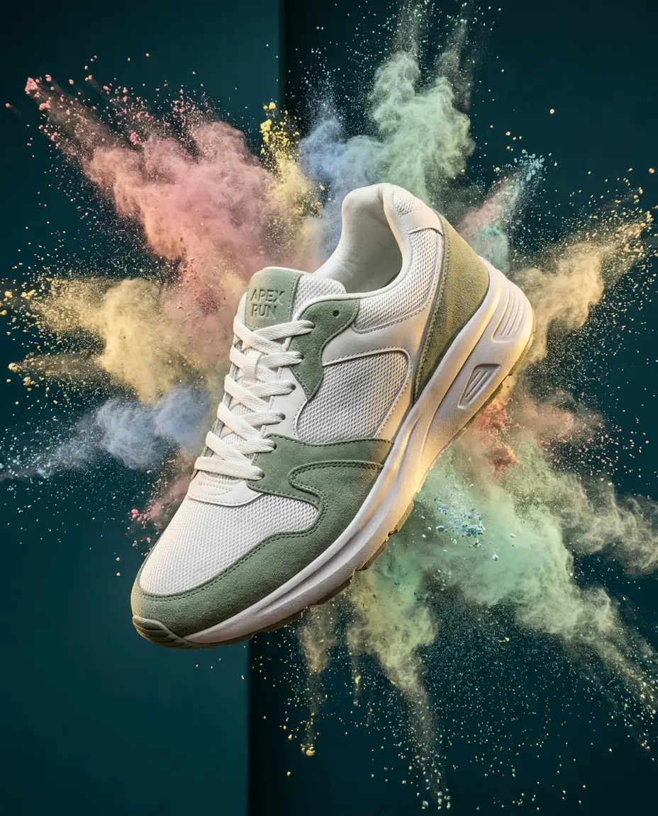 Dynamic sneaker advertisement